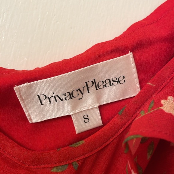 REVOLVE Privacy Please Valeria Top in Red Emma Floral - Picture 8 of 9